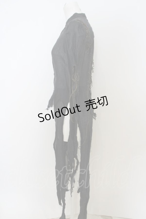 画像6: alice auaa / 縫合ワンピース  ブラック O-23-12-25-023-AA-OP-OW-OS (6)