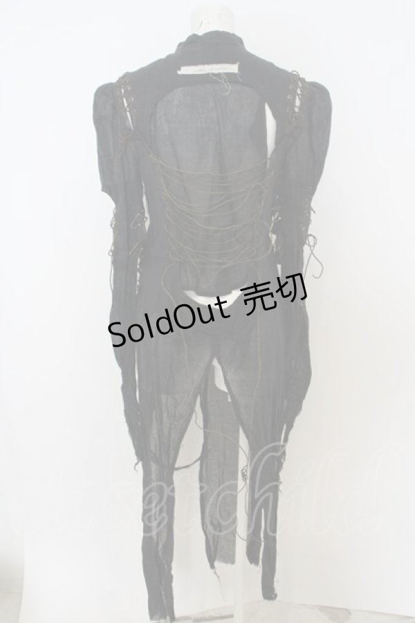 画像7: alice auaa / 縫合ワンピース  ブラック O-23-12-25-023-AA-OP-OW-OS (7)