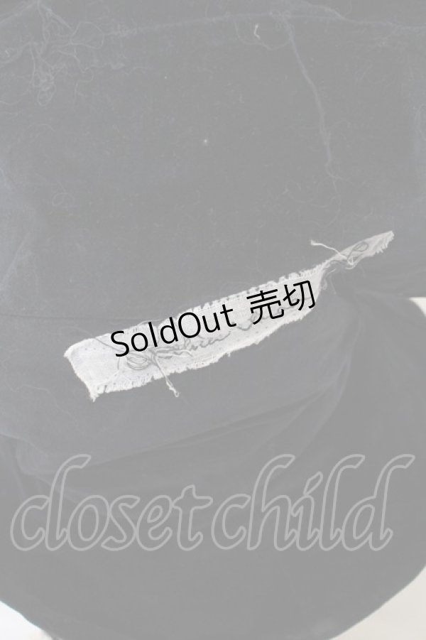 画像3: alice auaa / 剥離山高帽  ブラック O-23-12-25-038-AA-AC-OW-ZS (3)