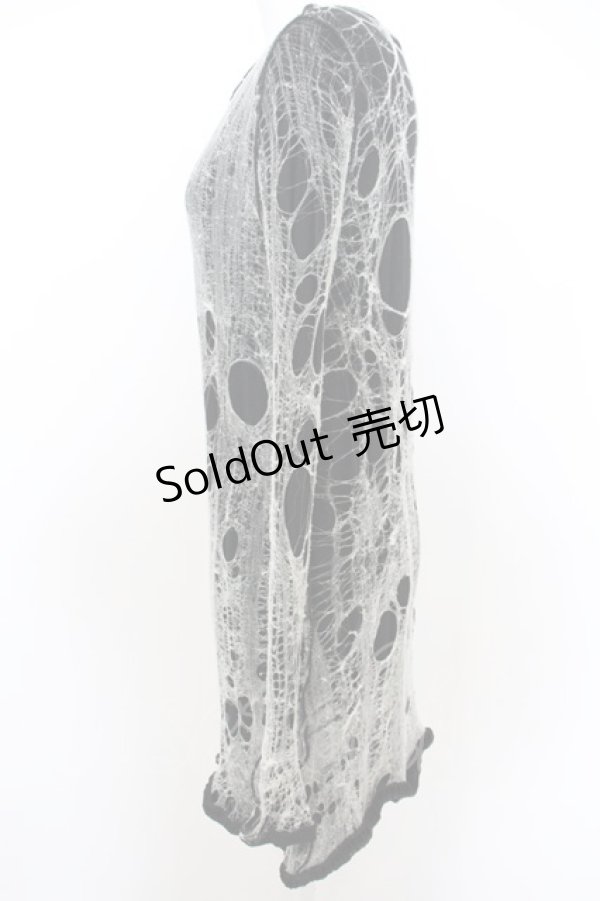 画像4: alice auaa / Netワンピース 3 ブラック×ホワイト O-23-12-25-012-AA-TS-YM-ZS (4)