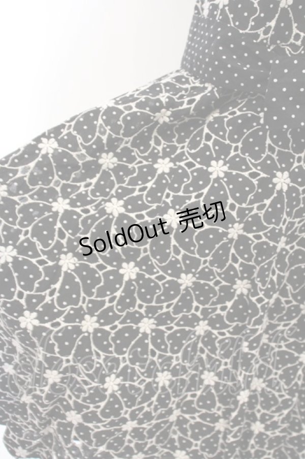 画像2: 【SALE】Jane Marple / フラワードットレースのサンドレス M クロ O-23-12-28-056-JM-OP-OW-ZT369 (2)