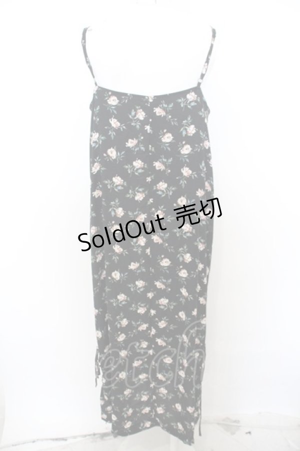 画像3: 【SALE】axes femme / ローズptキャミワンピース  クロ O-23-12-28-144-AX-OP-IG-ZT371 (3)