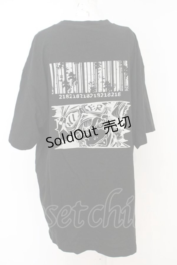 画像2: 【SALE】NieR CLOTHING / OVERSIZE BLACK CUTSEW カットソー XXXL ブラック O-23-12-28-023-PU-TO-IG-ZT368 (2)