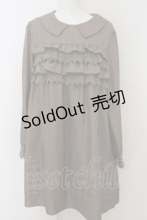 画像: 【SALE】Jane Marple /シャンタンワンピース - ブラウン O-23-12-28-034-JM-OP-IG-ZT378