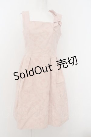 画像: 【SALE】Jane Marple / プードルジャガードジャンパースカート  ピンク?シロ O-23-12-28-035-JM-OP-IG-ZT378