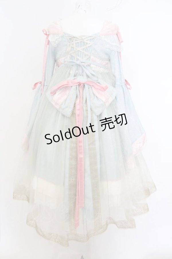 画像8: BABY,THE STARS SHINE BRIGHT / SA・KU・RA Palais Royalワンピース  若草×ピンク O-24-01-23-036-BA-OP-IG-OS (8)