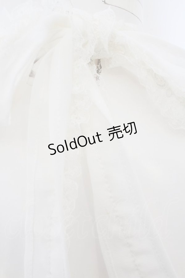 画像3: metamorphose / 幽玄の姫君ワンピース（2016年 dot tulle）  シロ O-24-01-23-065-ME-OP-IG-OS (3)