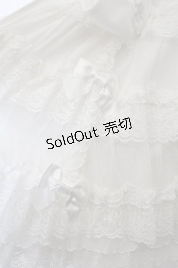 画像5: metamorphose / 幽玄の姫君ワンピース（2016年 dot tulle）  シロ O-24-01-23-065-ME-OP-IG-OS (5)