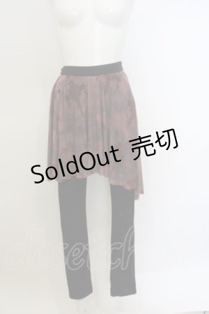 画像: h.NAOTO / D.Gray-manコラボkandaパンツ  ブラックｘボルドー O-24-01-30-048-HN-BG-OW-ZI