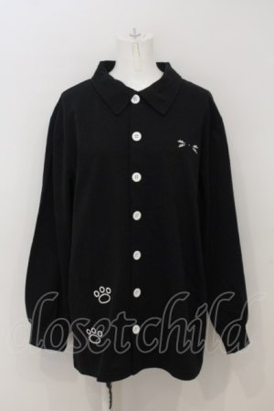 画像: NieR Clothing /ACK SHIRT 【ミケ】シャツ F ブラック O-24-02-11-019-PU-BL-YM-ZY