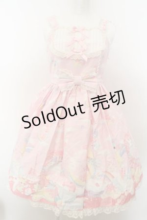 画像: Angelic Pretty / Dream Fantasyジャンパースカート  ピンク O-24-02-12-046-AP-OP-OW-OS
