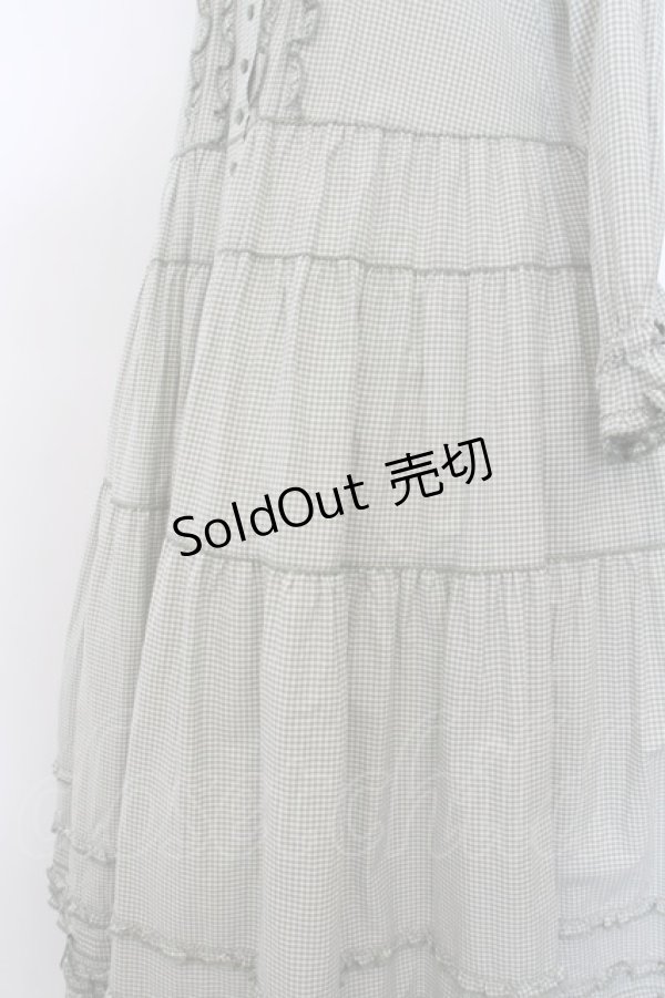 画像3: PINK HOUSE / gingham hood dress  ハッカ O-24-02-12-085-LO-OP-IG-OS (3)