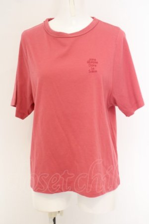 画像: Jane Marple Dans Le Saｌon / Soft t-cloth logo embroidery T-shirt M ピンク O-24-02-21-052-JM-TS-IG-OS