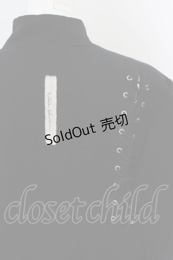 画像2: alice auaa / レースアップジャケット【「縫合」00-04JK】  ブラック O-24-02-28-105-AA-CO-OW-OS (2)