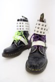 画像1: Dr.Martens （Getta Grip） / JOSKA STUD ブーツ UK6（約25cm） ブラックｘホワイト O-24-02-29-2035-PU-SH-YM-ZT335 (1)