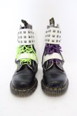 画像2: Dr.Martens （Getta Grip） / JOSKA STUD ブーツ UK6（約25cm） ブラックｘホワイト O-24-02-29-2035-PU-SH-YM-ZT335 (2)