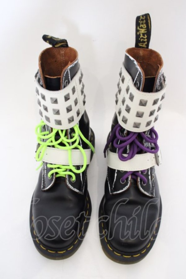 画像3: Dr.Martens （Getta Grip） / JOSKA STUD ブーツ UK6（約25cm） ブラックｘホワイト O-24-02-29-2035-PU-SH-YM-ZT335 (3)