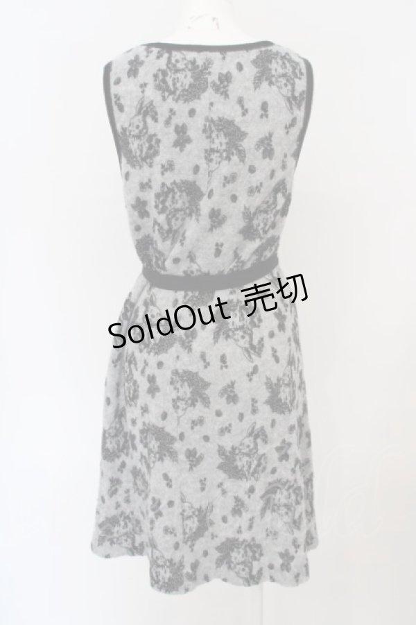 画像3: 【SALE】Franche Lippee / もけもけうさぎノースリーワンピース M クロ O-24-03-11-051-LO-OP-OW-ZT072 (3)