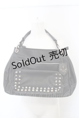 画像: artherapie / アランジュスタッズ2WAYショルダーバッグ（ショルダー欠品）  ブラック O-24-03-12-074-GO-BG-OW-ZT274