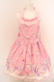 画像1: Angelic Pretty / MilkyPlanetジャンパースカート  ピンク O-24-03-13-2040-AP-OP-OW-OS (1)