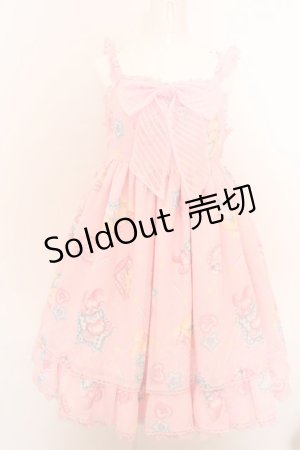 画像: Angelic Pretty / すやすやTOYSジャンパースカート  ピンク O-24-03-13-2009-AP-OP-OW-OS