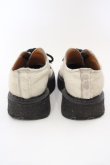 画像7: GEORGE COX / GLAY× JIROモデル LIMITED EDITION　ラバーソールシューズ UK5（約25cm） アイボリーｘブラック O-24-03-15-094-PU-SH-YM-ZT-K002 (7)