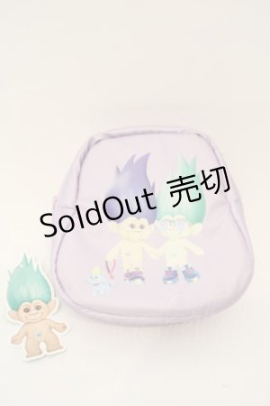 画像: LAND by MILKBOY / TROLLS PALS FOREVER ポーチ  ラベンダー O-24-03-26-1085-MB-ZA-OW-ZT274