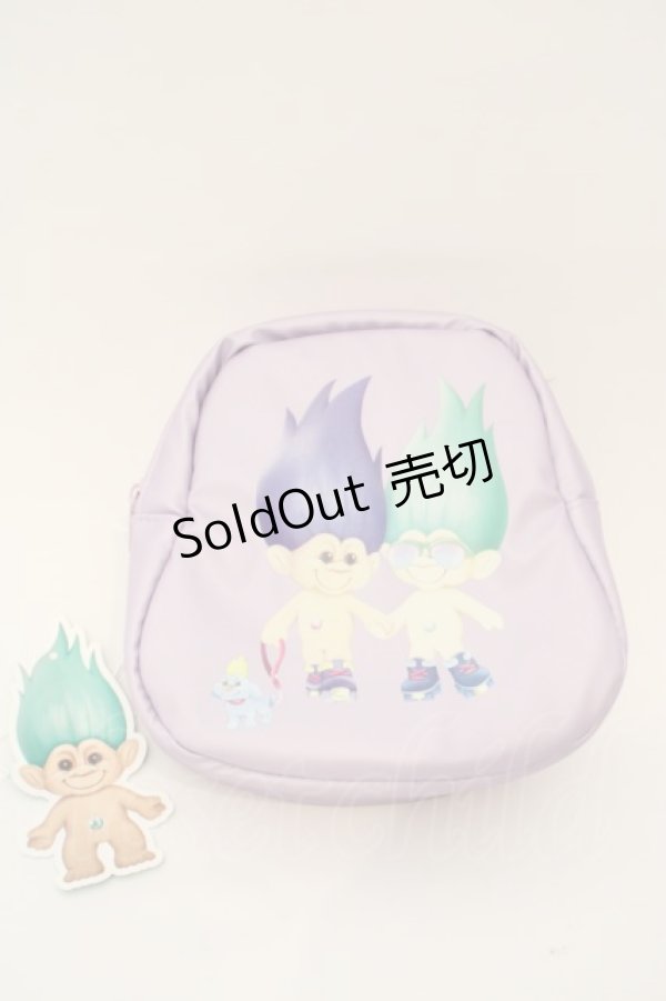 画像1: LAND by MILKBOY / TROLLS PALS FOREVER ポーチ  ラベンダー O-24-03-26-1085-MB-ZA-OW-ZT274 (1)