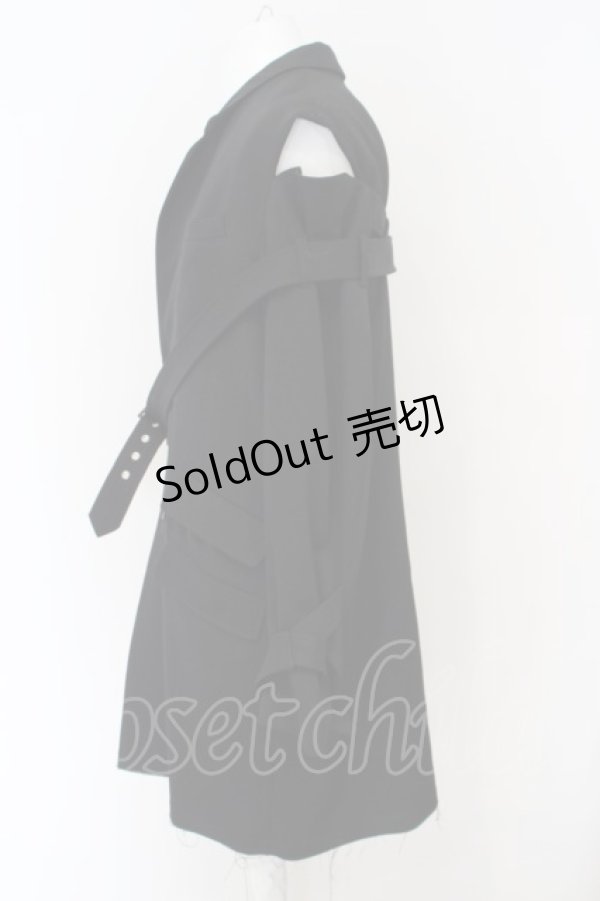 画像3: alice auaa / 【season57 The proliferration of memory】ボンテージテーラードジャケット レディース ブラック O-24-03-27-040-AA-JA-IG-OS (3)