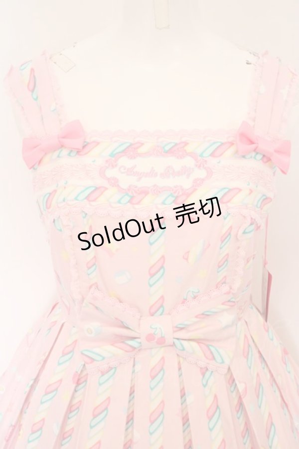 画像2: Angelic Pretty / Sugary Carnivalジャンパースカート  ピンク O-24-03-30-012-AP-OP-IG-OS (2)