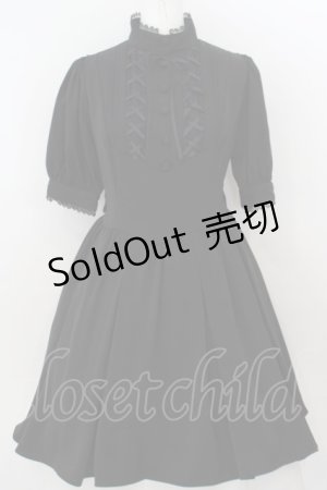 画像: ATELIER PIERROT / Haunted Dollドレス  ブラック×ブラック O-24-04-12-019-EL-OP-IG-OS