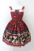 画像1: Angelic Pretty / British Bearジャンパースカート  アカ O-24-04-16-047-AP-OP-OW-OS (1)