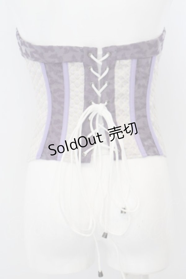 画像3: Qutie Frash / オーバーバストコルセット  パープル O-24-04-21-088-QU-TO-IG-ZS (3)