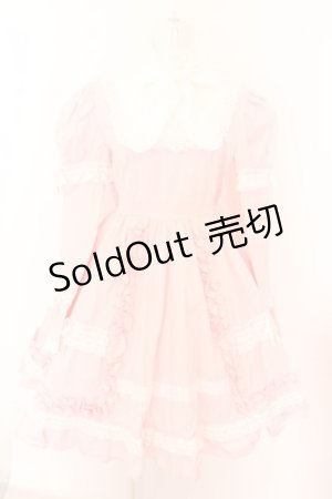 画像: Angelic Pretty / 後ろリボンワンピース  ピンク O-24-04-23-005-AP-OP-OW-OS