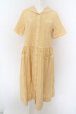 画像1: Jane Marple Dans Le Saｌon / Pattern mix working dress M イエロー O-24-04-28-1075-JM-OP-IG-OS (1)