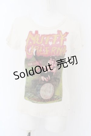 画像: RNA / MONSTARS OF ROCK　テレコTシャツ M ホワイト O-24-04-28-1088-PU-TS-YM-ZT398