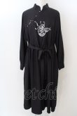 画像1: NieR Clothing / CHINA LONG DRESS F ブラック O-24-04-28-013-PU-OP-OW-OS (1)