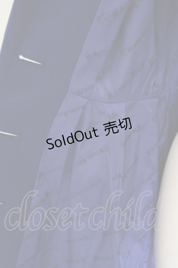 画像8: Moi-meme-Moitie / バラフレームプリントコート 2 ブルー O-24-04-30-040-MO-CO-OW-OS (8)