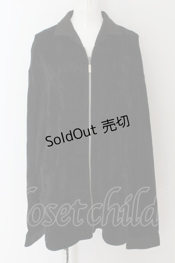 画像1: Karl Helmut / パイル地風薄手ブルゾン  黒 O-24-04-30-1095-EL-JA-SA-ZT405 (1)