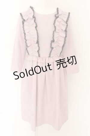 画像: 【SALE】MILK / フリル・ド・ドレス - ピンク?クロ O-24-04-30-2025-ML-OP-IG-ZT377