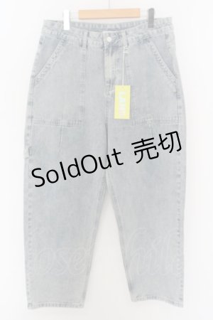 画像: LAND by MILKBOY / LAND PLAIN DENIMS L ブルーデニム O-24-04-30-126-MB-PA-OW-ZT149