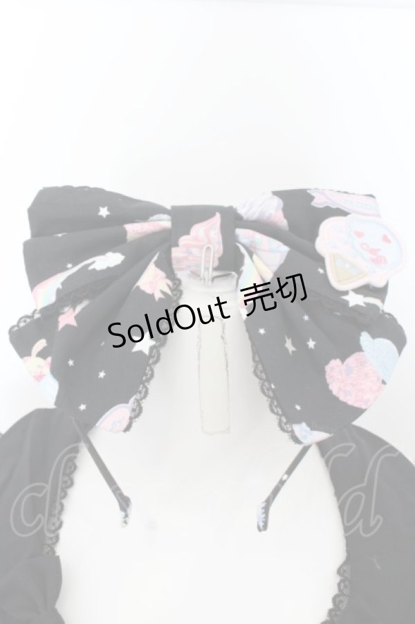 画像2: Angelic Pretty / MilkyPlanetジャンパースカートSet  クロ O-24-05-10-036-AP-OP-IG-OS (2)