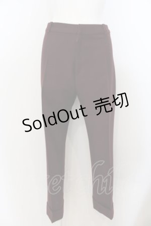 画像: Jane Marple Dans Le Saｌon / ウールパンツ M ワイン O-24-05-15-005-JM-PA-IG-ZT005