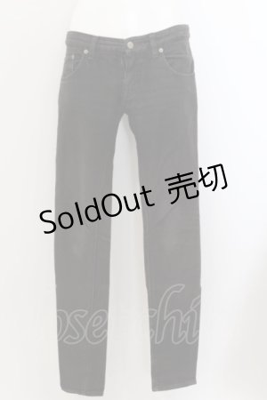 画像: 【SALE】WORLD WIDE LOVE！(Rydia) / デッドスマイルデニムパンツ 1 ブラック O-24-05-19-001-PU-OP-OW-ZT177