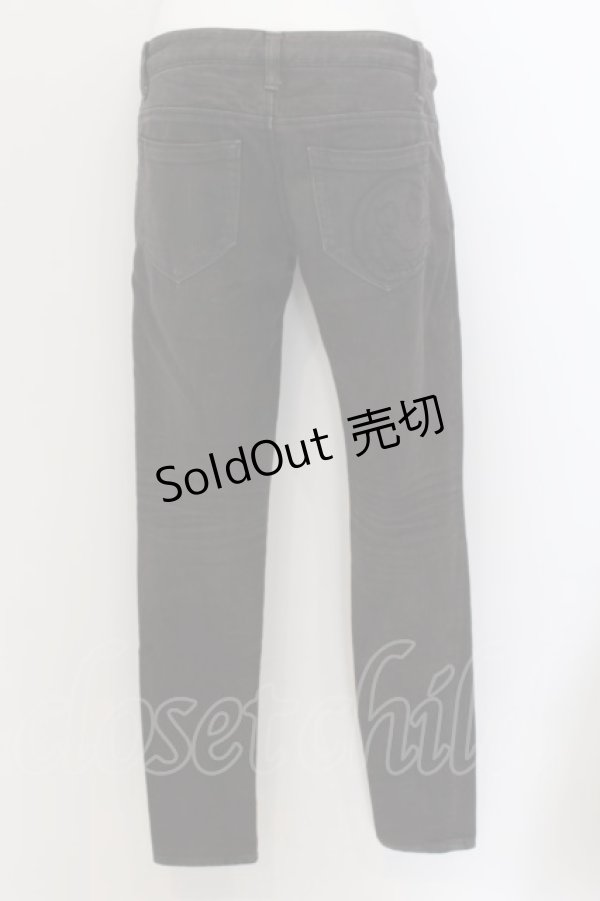 画像2: 【SALE】WORLD WIDE LOVE！(Rydia) / デッドスマイルデニムパンツ 1 ブラック O-24-05-19-001-PU-OP-OW-ZT177 (2)