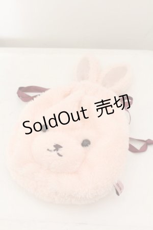 画像: 【SALE】Maison de FLEUR / ラビットファー巾着  ピンク O-24-05-19-111-LO-ZA-IG-ZT433