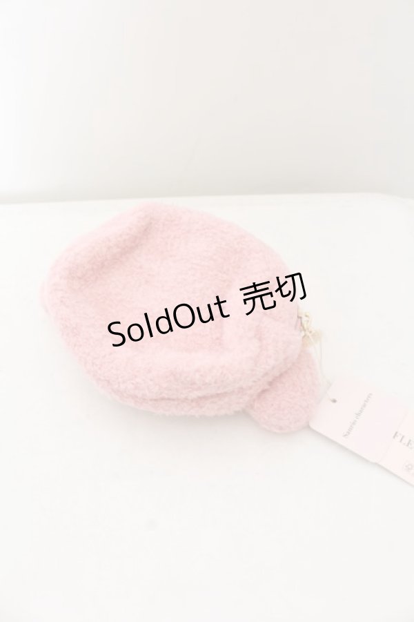 画像2: Maison de FLEUR / My Melody フェイスポーチ  ピンク O-24-05-19-117-LO-ZA-IG-ZT433 (2)