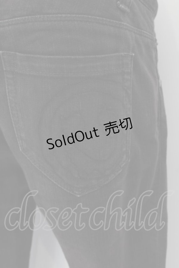 画像3: 【SALE】WORLD WIDE LOVE！(Rydia) / デッドスマイルデニムパンツ 1 ブラック O-24-05-19-001-PU-OP-OW-ZT177 (3)