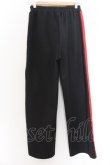 画像2: ACDC / WING HEARTサイドラインジャージパンツ  ブラック×レッド O-24-05-30-1171-PU-PA-OW-ZT332 (2)
