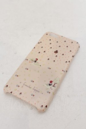 画像: Franche Lippee / くま柄スマホケース  ベージュ O-24-05-31-042-LO-ZA-IG-ZT424